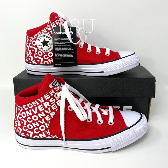 Converse Ctas High Street High Top Red W AUTHENTIC - Picture 5 of 8